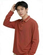 Off-season Clearance 149 Pcs Men's Loose Long Sleeve Casual Business Polo Shirts Bulk Wholesale - Image 1
