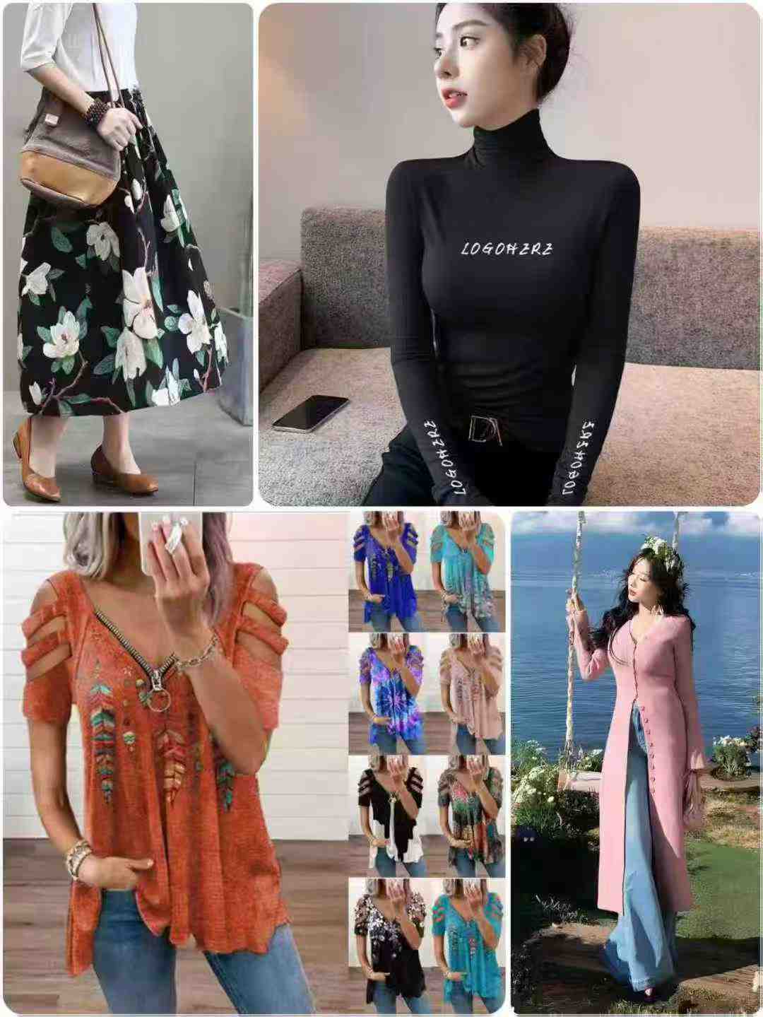 18000 Pcs Bulk Hot Selling Plus Size Women's Apparel - Chinese Clothing Stock Clearance Wholesale - Image 1