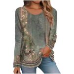303 Pcs Bulk Clearance Hot Selling Amazon Temu Women's Printed Crew Neck Sweatshirts Size S-2XL - Image 1