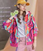 Bulk Wholesale Clearance All Over Print Full Zip Hoodies - 182 Pcs Mixed Sizes With Individual Packaging - Image 1