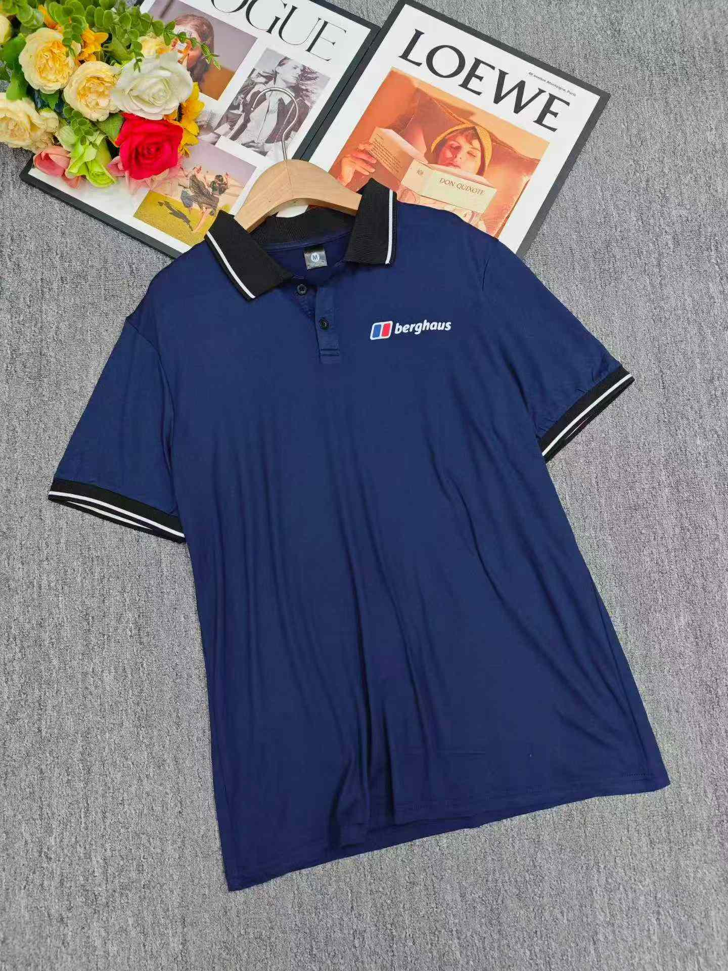 Wholesale Clearance: 350 Pcs Casual Loose Fit Men's Short Sleeve Polo Shirts (Sizes S-3XL) - Image 1