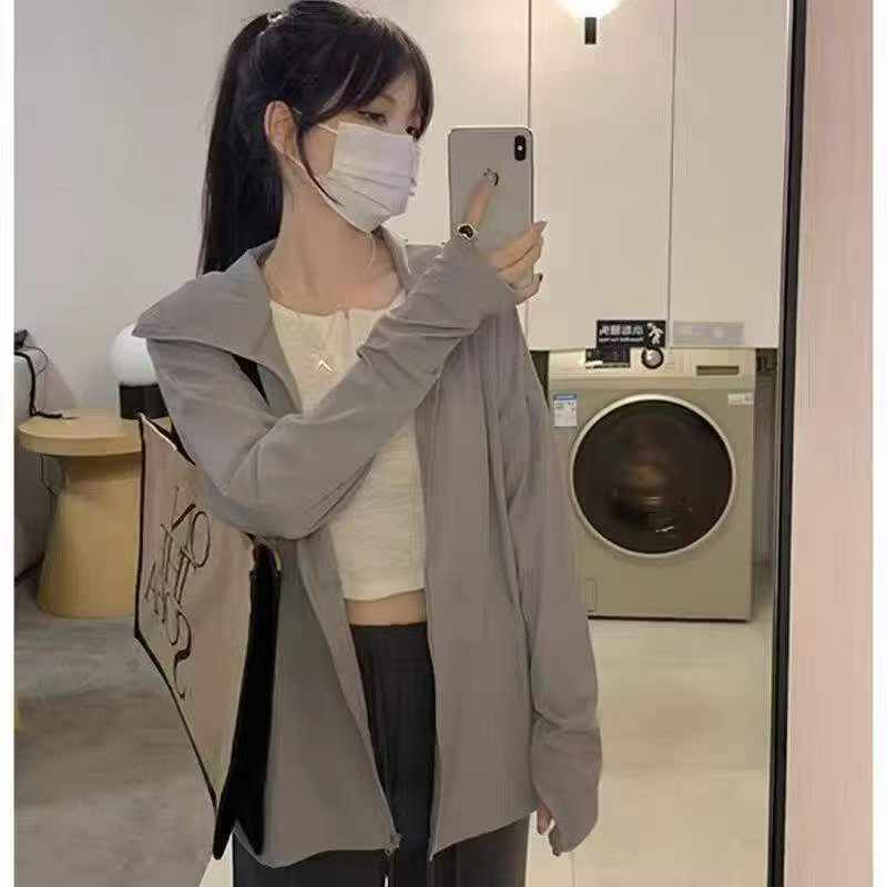 Bulk Clearance 647pcs UV Protection Lightweight Hooded Sun Jackets S-3XL Wholesale Chinese Clothing Stock - Image 1