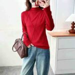 Clearance Sale 1300pcs Women's High Neck Dralon Soft Spring Autumn Inner Base Layers Bulk Wholesale - Image 1