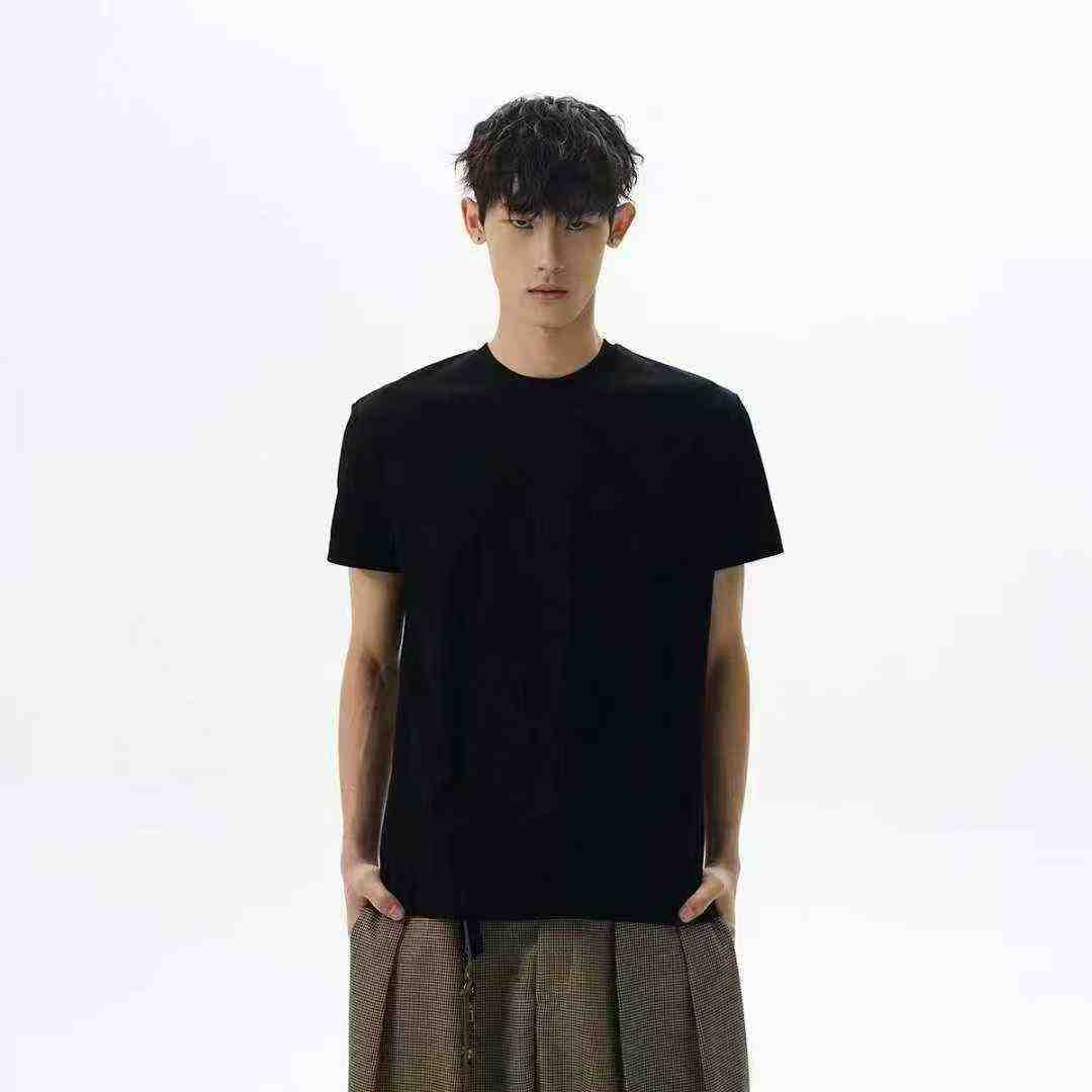 2500 Pcs Candy Color Twill Solid Oversized Unisex T-Shirts Bulk Chinese Clothing Stock Lots - Image 1