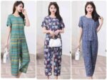 Clearance Sale: 1350 Sets Summer Middle-Aged Mom Outfits S-3XL Bulk Wholesale Chinese Clothing Stock Lots - Image 1