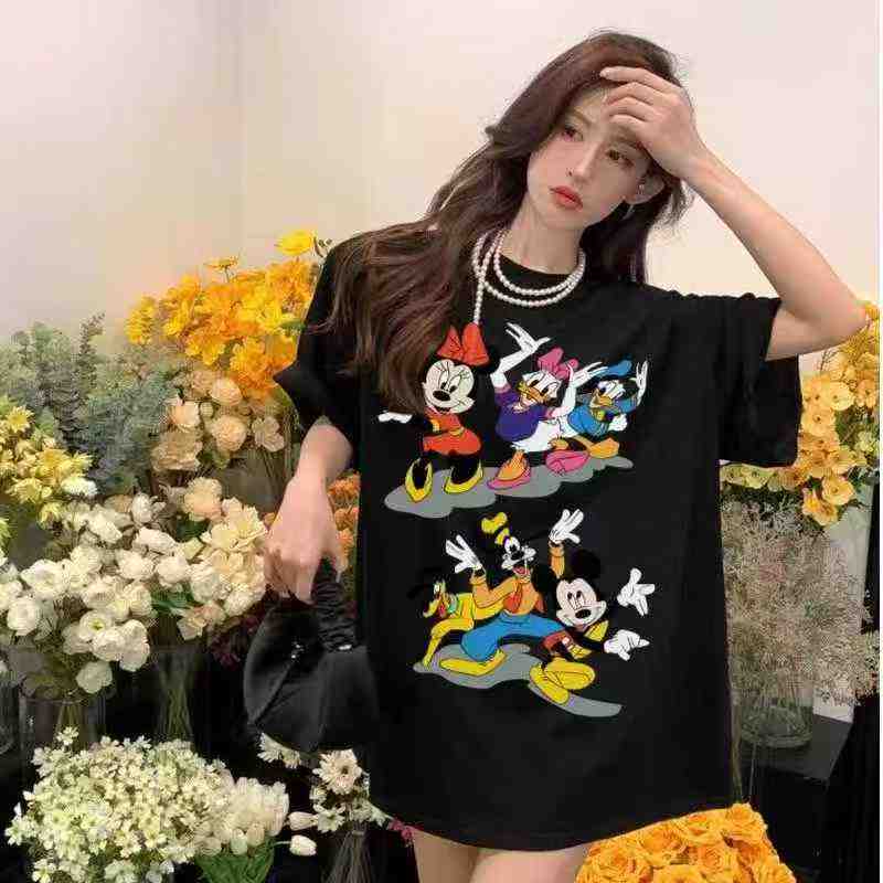 Clearance Bulk Wholesale 6294 Pcs Unisex Trendy Printed Loose Short Sleeve T-Shirts Chinese Clothing Stock Lots - Image 1