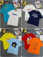 3500 Pcs Bulk Clearance American Trendy Unisex 100% Cotton Oversized Heavyweight Short Sleeve T-Shirts - Image 1