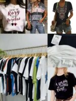 Bulk Clearance Short Sleeve T-Shirts 1669 Pcs Full Sizes With Individual Packing For Wholesale Export - Image 1