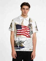 Clearance Bulk Lot 234 Pcs Men's Loose Short Sleeve Button Polo T-Shirts Sizes S-2XL Wholesale Chinese Clothing Stock - Image 1