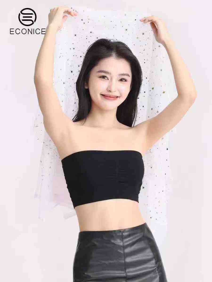 Wholesale Lot of 350pcs Women's Sexy Tube Tops / Bandeau Bras - Individually Packed | China Stock Clearance - Image 1