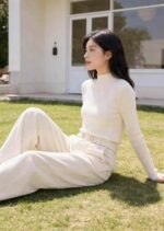 Wholesale Stock Clearance: 255 Pcs Corduroy Straight-Leg Wide Pants, S-XL, Spring New Retro Design, Individually Packaged with Size Tag - Image 3