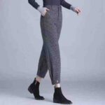 Wholesale Lot: 110pcs Spring Branded Overstock Tweed Trousers with Tags, S-L, Clearance Price - Image 6