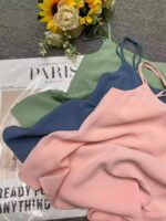 Summer New French Style Satin Camisole Tops - Wholesale Stock Lot (140pcs) - Soft & Comfortable Fabric, Individually Packaged - Image 4