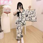 Wholesale Women's Pajama Sets & Nightgowns - 7800pcs Stock Lot (S-3XL, 2pc/3pc, Cardigan/Hoodie Styles, Individually Packaged) - Image 3