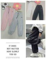 Wholesale Kids' Fleece-Lined Cargo Pants Stock Lot - 2720 Pcs, 100-170cm, Individual Packing - Image 5