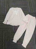 Kids' Flannel Pajama Set - Girls' Clothing Stock Lot of ~300 Sets (3 Colors, Sizes 110-150cm) - Image 2