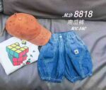 Wholesale Kids' Denim Shorts Stock Lot - 1400pcs, Size 100-140cm, Soft Fabric, Individually Packaged with Tags - Image 8
