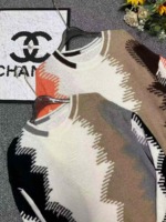 Spring New Retro Trendy Jacquard Pullover Sweater, 393 Pieces Bulk Stock Wholesale Clearance - Image 8