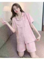 400 Sets Cotton Embroidered Asymmetrical Top Casual Loungewear Sets, 2 Colors, One Size Fits Up To 110lbs - Image 6