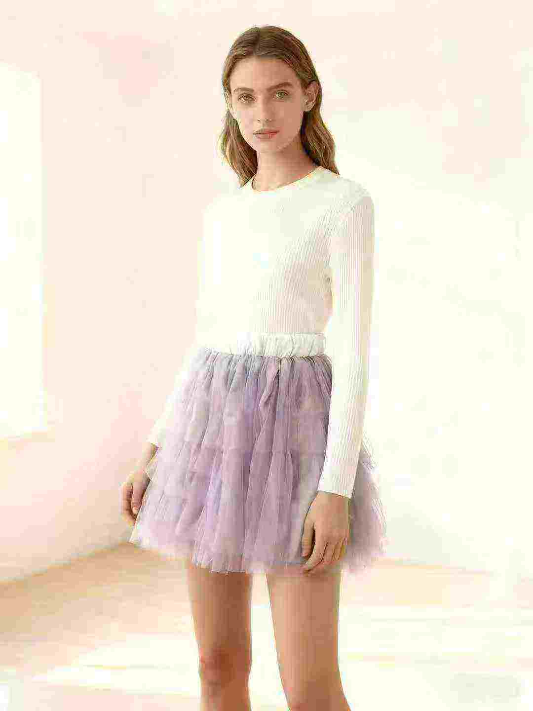 Around 150 Pcs Women's Spring Summer Mesh Mini Skirts - 2 Colors Sizes S-L Stock Clearance - Image 1