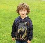 Bulk Clearance About 1700 Pieces Kids Solid Color Hooded Sweatshirts With Pockets - Image 1