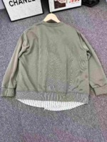 Around 500 Pcs Couple Fake Two-piece Patchwork Embroidered Crewneck Sweatshirts, One Style One Color, Sizes 1-4 - Image 4