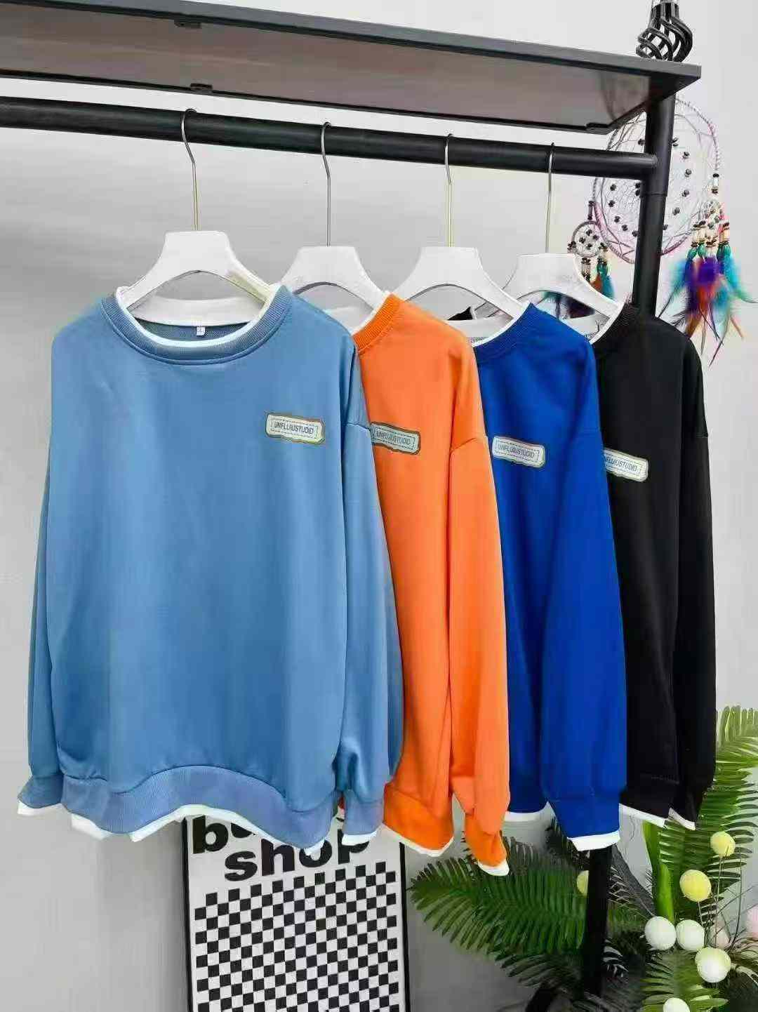 104 Pcs Men's Sweatshirts Clearance Stock Wholesale, Sizes M-L-XL With Individual Packaging - Image 1