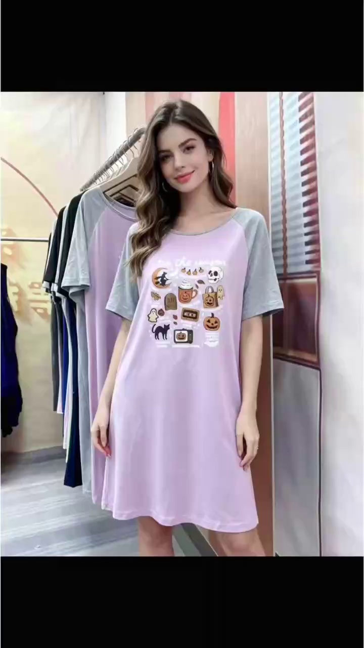 Bulk Plus Size Brushed T-Shirt Dresses Stock | Total 756 Pieces Sizes 1XL-4XL Wholesale - Image 1