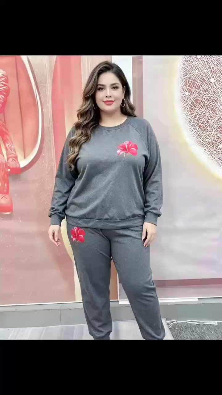 Unisex Long Sleeve Long Pants Casual Sports Loungewear Tracksuit, 1XL-4XL, Around 400 Sets Bulk Clearance - Image 1