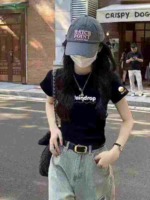 192 Pieces Women's Pure Cotton Printed Short Sleeve T-Shirts (S-XL) Individual Packing Stock Lot - Image 6