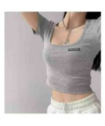 Bulk Wholesale Stock 570 Pieces Trendy Hot Girl Crop Tops - 4 Colors Sizes 1-4 - Image 9