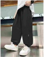 Summer Ice Silk Unisex Big Kids Casual Jogger Pants, 3 Colors, Size 130-170, Total 1067PCS Bulk Clearance - Image 8