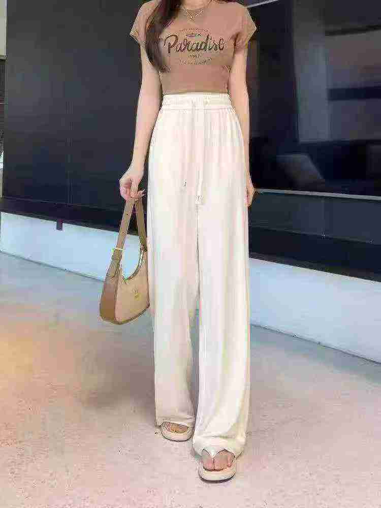 1250 Pieces Women's Fall Winter High Waist Wide Leg Casual Pants Size S-2XL Stock Lots Wholesale Export - Image 1