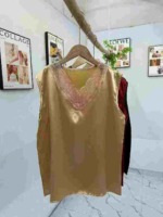 Summer Fashion Lace Spliced V-neck Sexy Women Cami Tanks, Total 712 Pieces, Bulk Wholesale Stock For Export - Image 7