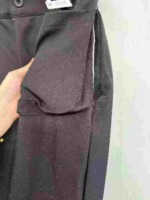 Clearance American Retro Black Multi-Pocket Loose Wide Leg Men's Casual Work Trousers 518 Pieces - Image 2