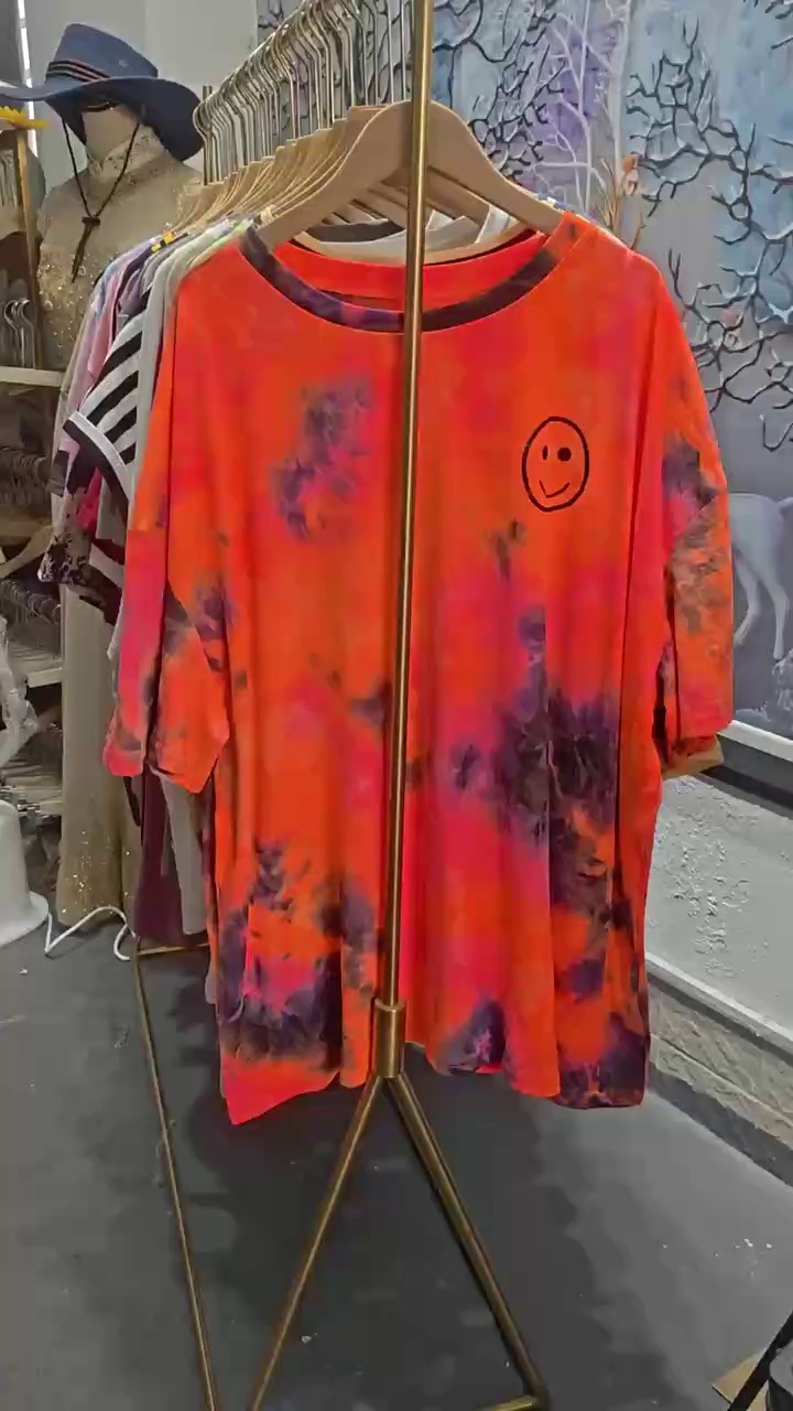 Approx 6700 Pieces Men & Women Casual Loose Plus Size Short Sleeve T-Shirts Mixed Styles M-5XL Bulk Clearance Stock - Image 1