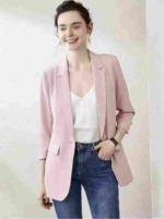 Bulk Women's Casual Loose One-button Blazers, Sizes S-5XL, Multiple Colors, About 430 Pieces Stock Clearance - Image 1
