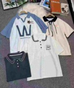 Korean Style Fashion Women's Mixed Embroidered Waffle T-Shirt Tops, Total 8570 Pieces, Bulk Stock Wholesale - Image 6