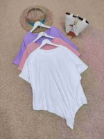 Clearance Stock 1200 Pieces Irregular Drawstring Waist Loose Casual T-Shirts - Image 5