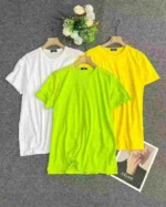 Around 130 Pcs Unisex Candy Color Fashion Loose Oversized Casual T-Shirts Stock Wholesale - Image 9