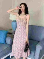 300 Pieces 2025 Summer Plus Size Women's Fashion Floral Dresses, Independent Packaging With Hangtag, Size S-4XL Bulk Wholesale - Image 3