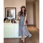 Korean Minimalist Casual Mesh Splicing Dresses 469 Pieces Bulk Stock Lot - Image 7