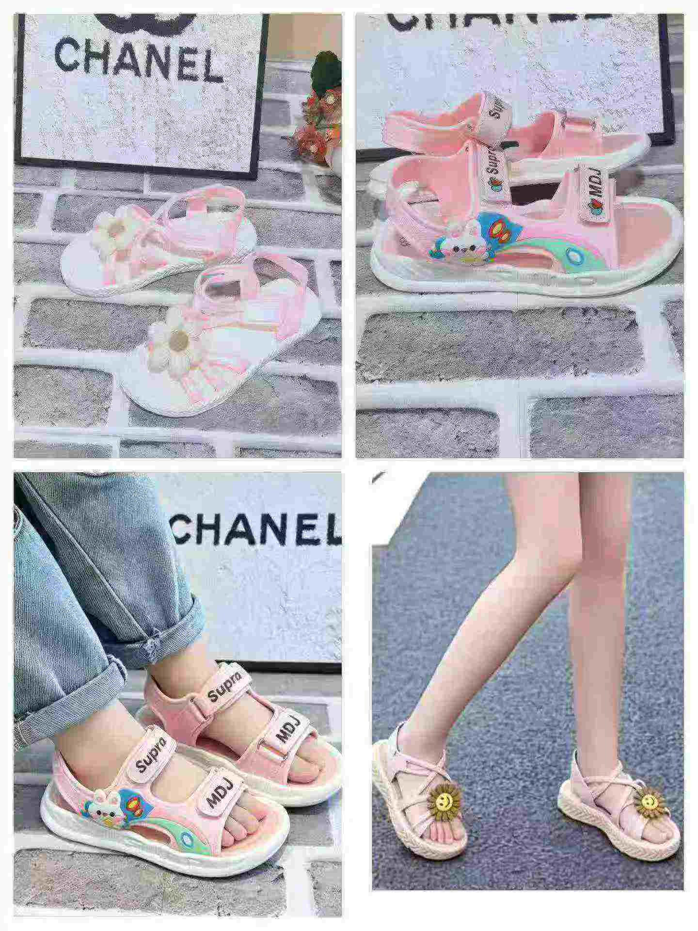 6000 Pairs Clearance Kids Sandals Kids Beach Shoes Wholesale Stock - Image 2