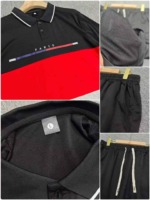 Clearance Sale 275 Pcs Casual Short Sleeve Polo Shirt & Shorts Set Sizes S-3XL Loose Fit - Image 3