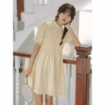 Summer New Trendy Tweed-style Dresses Stock Lot, Around 100 Pieces, Clearance Wholesale Price 9.6 CNY - Image 5