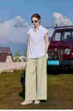 5413 Pieces Casual Curved Pants Bulk Stock Lot Wholesale For Export - Image 6