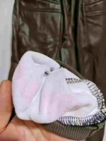 106 Pcs Women's Fleece Lined Elastic Waist Leather Pants, Solid Color, Sizes S-4XL Bulk Stock Clearance - Image 4