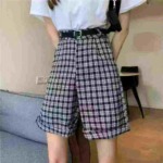 Plaid Casual Knee Length Shorts, 271 Pieces Wholesale Stock Lot - Image 6