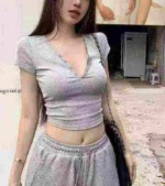 247 Pcs Sexy Buttoned Short Sleeve T-Shirts Bulk - Image 7