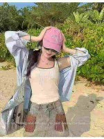 New Square Neck Colorblock Wide Strap Camisole Tank Top Women Inner Wear, 850 Pieces Stock Clearance - Image 9